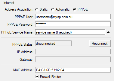 PPPoE Connection