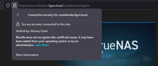 Firefox Trusting My Certificate