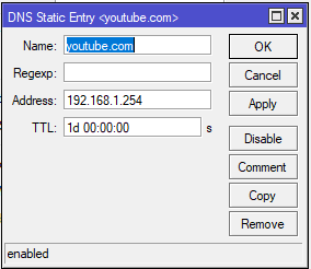 Add DNS Entry