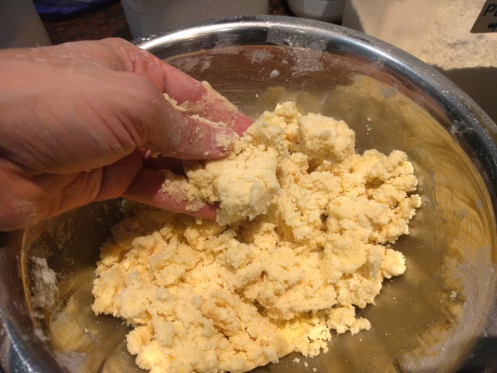 Rubbing in Butter - Almost Done