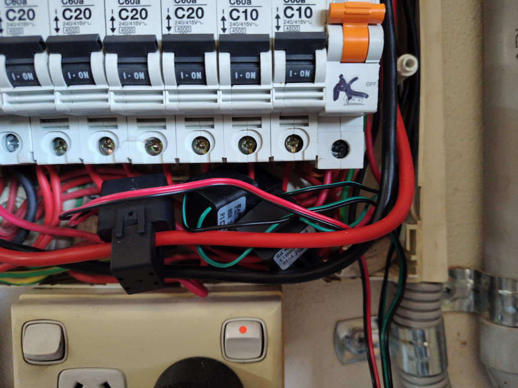 Clamp Meters in Switchboard