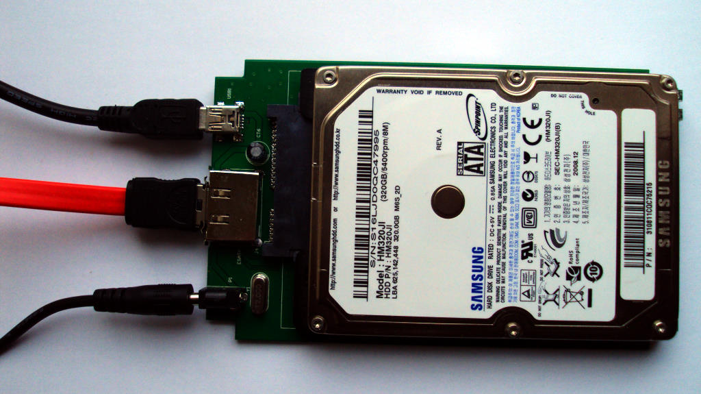 This is what the inside of an external HDD looks like.