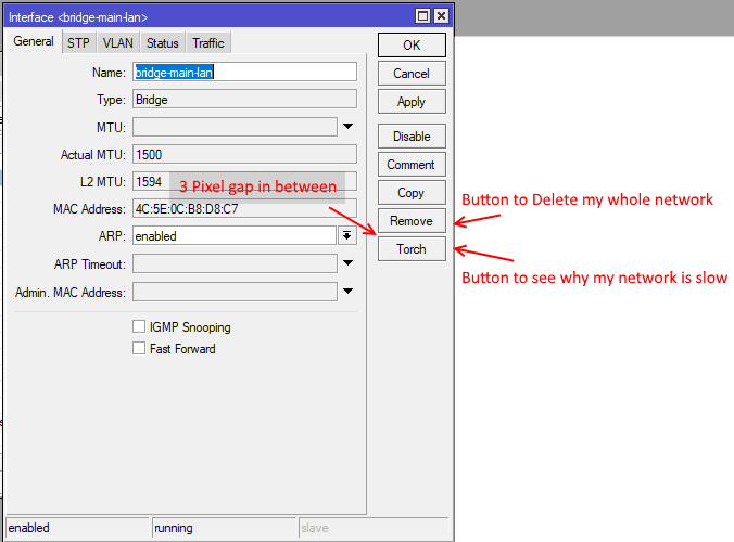 Mikrotik Routers and the Remove Button | Murray's Blog