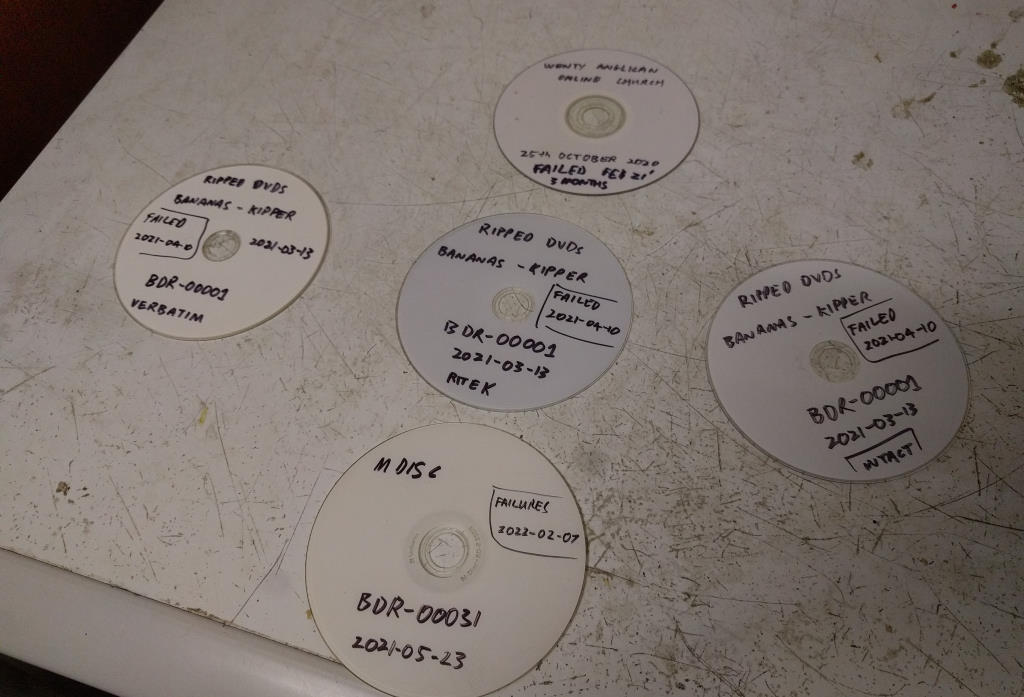 DVD, BluRays and M-Disc - All Tested to Destruction